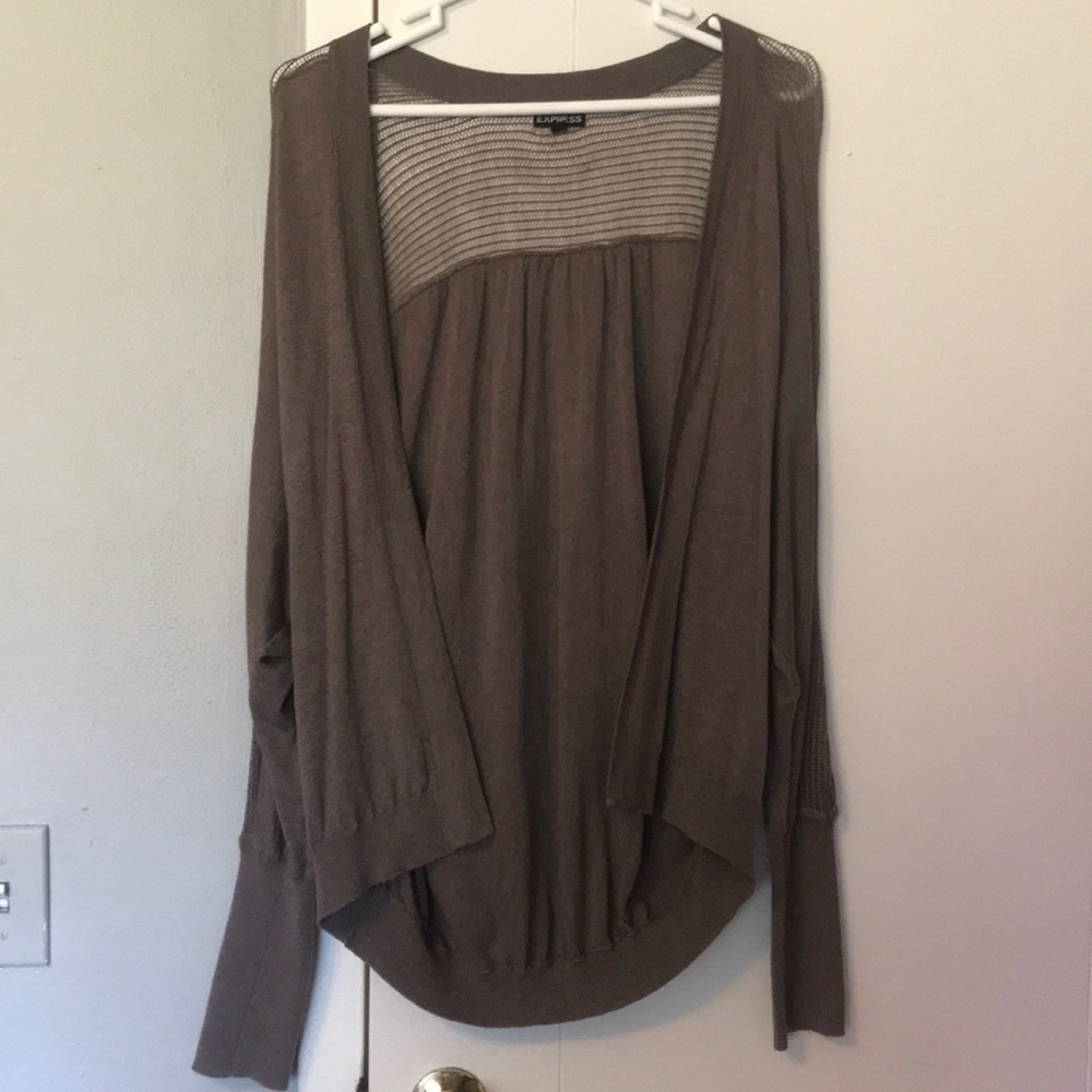 Tan cardigan